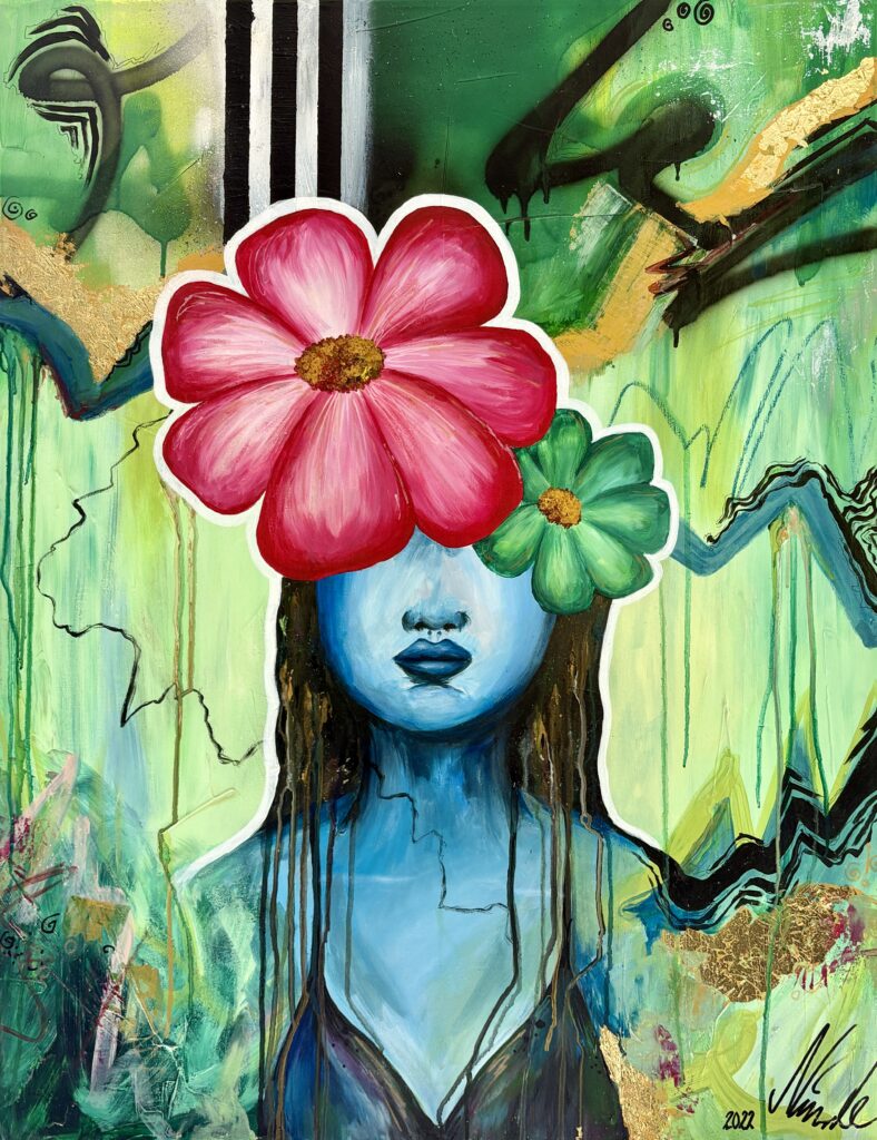 “Vanessa” Original Akryl Painting