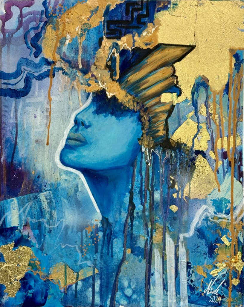 “Olivia” Original Akryl Painting