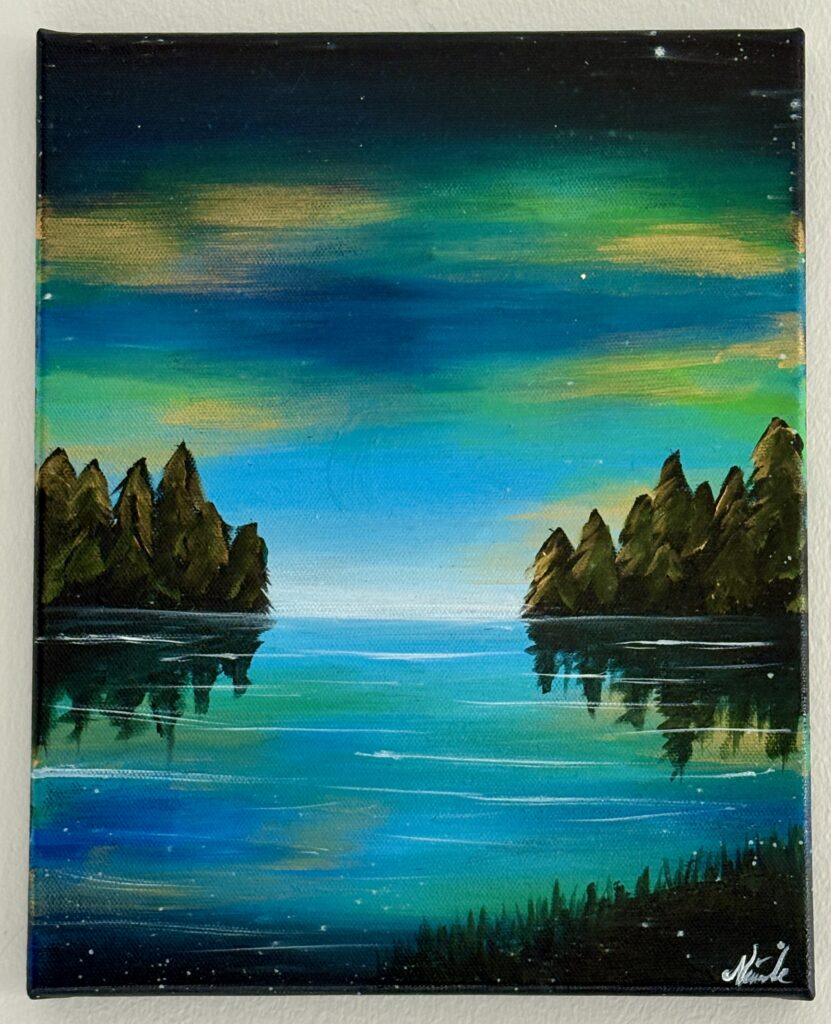 Landskab Original Akryl Painting