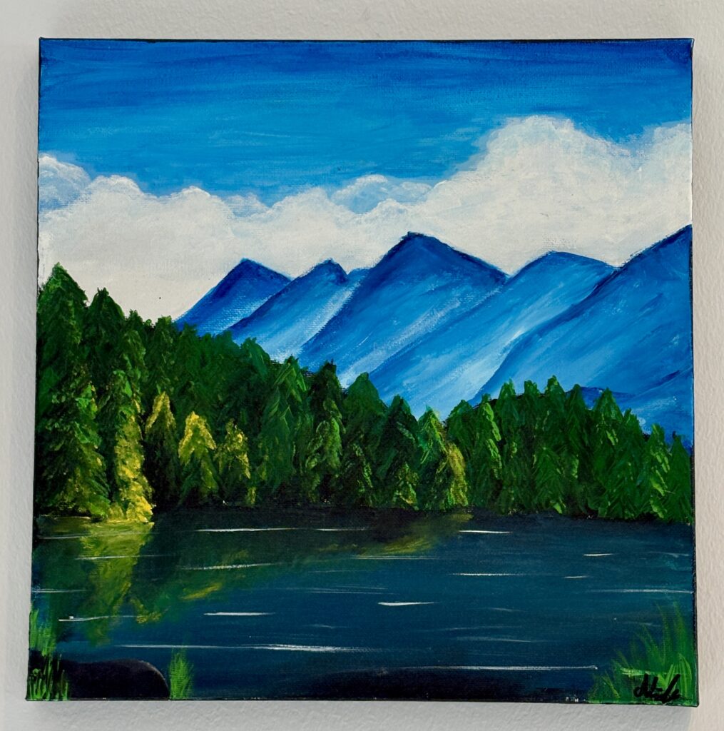 Landskab Original Akryl Painting