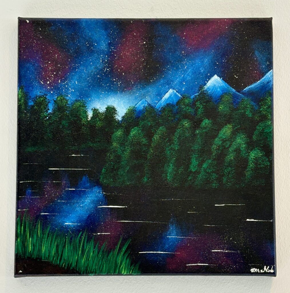 Landskab Original Akryl Painting