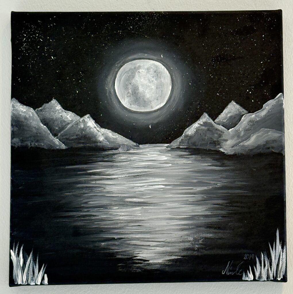 “ Moonlight” Original Akryl Painting