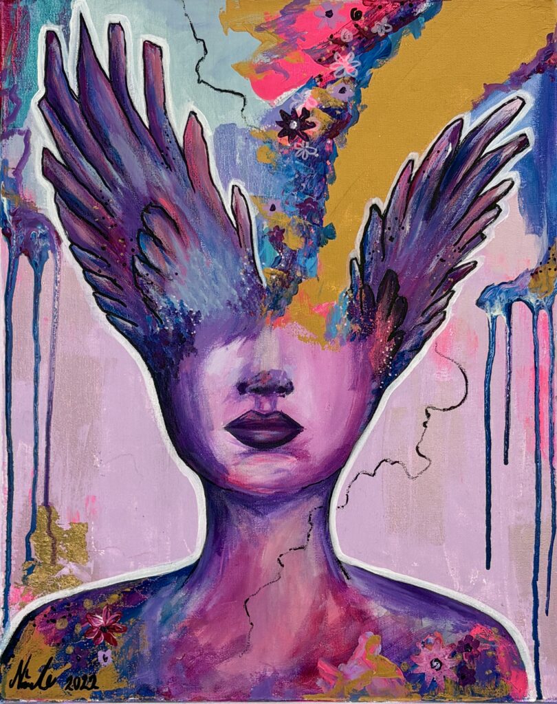 “Sahra” Original Akryl Painting